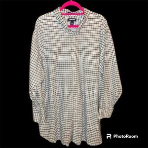 SALE!! Lands’ End Mens Big and Tall 19-35T No Iron Oxford